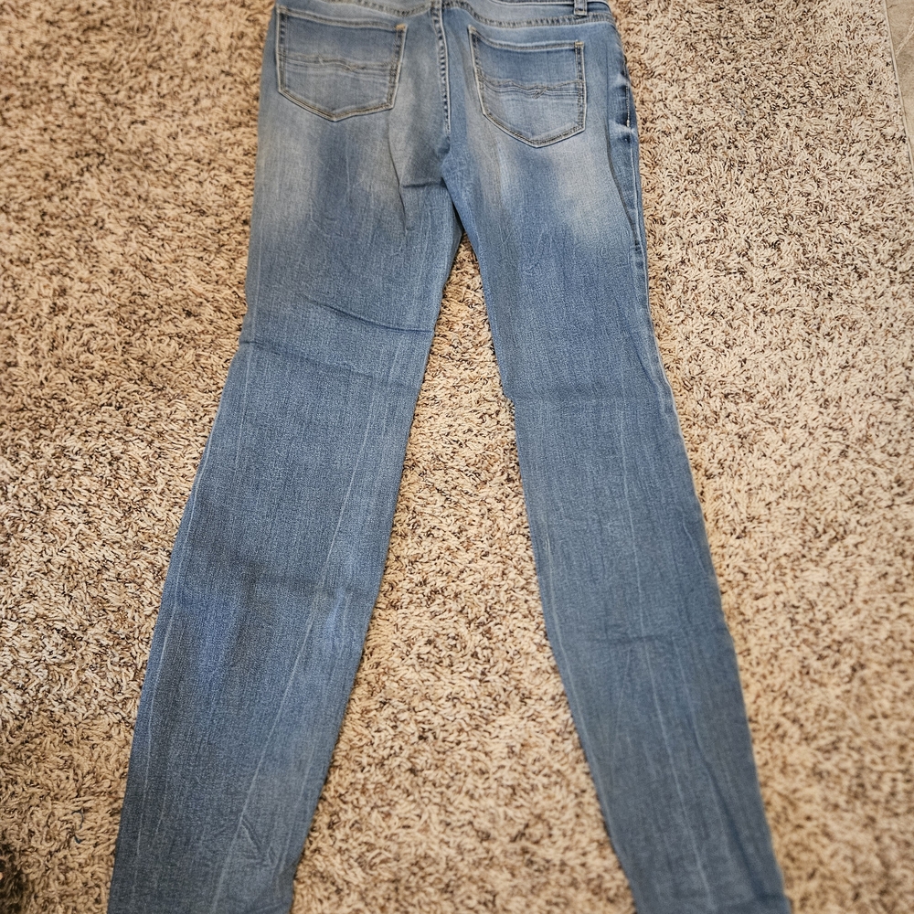 New York & Company Women's Patchwork Skinny Jeans - Picture 7 of 10